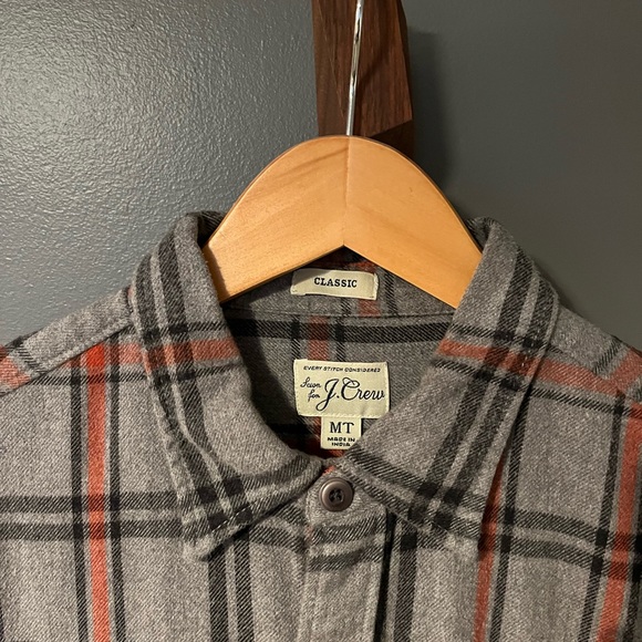 J.Crew Flannel (medium tall) - Picture 2 of 2